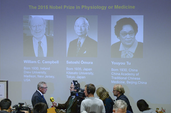 tu's breakthrough in winning nobel prize in a natural science
