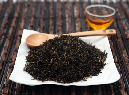 jinjunmei tea (golden eyebrows tea), chinese black tea