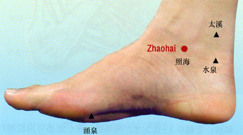 acupuncture single point zhaohai