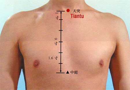 acupuncture single point tiantu
