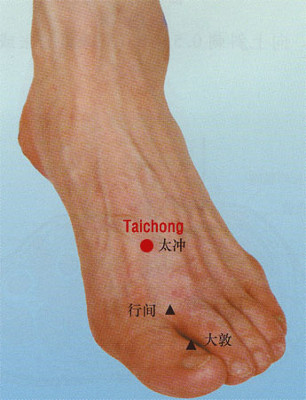 acupuncture single point taichong