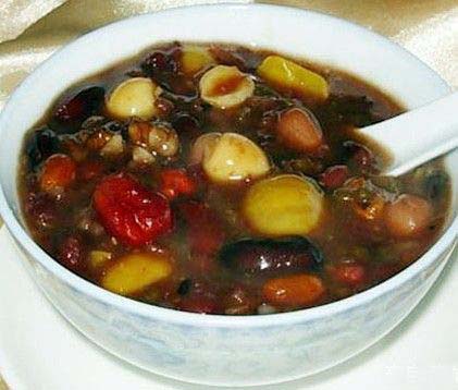 gruel of lotus seed and wild jujube for congestive heart-failure