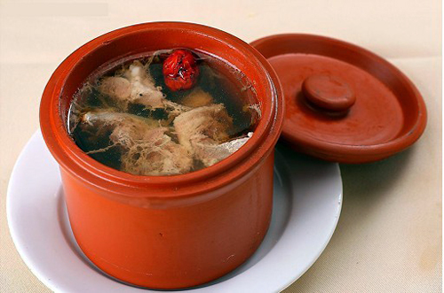 soup of pork stewed with dangshen for cirrhosis (image)