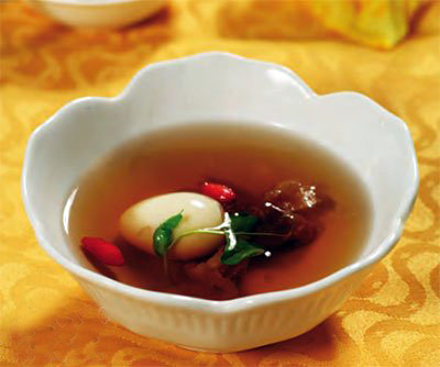 life-prolonging soup of pigeon egg for prolonging life