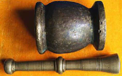 bronze medicinal mortar